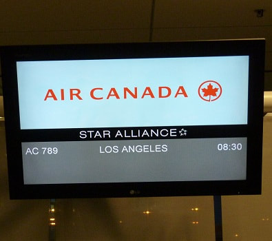 Air Canada flights to Los Angeles