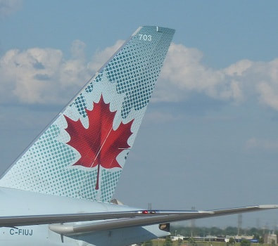Air Canada flights to Winnipeg