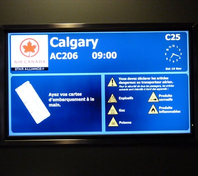 Air Canada flights to Calgary