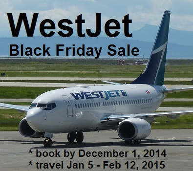 Save on cheap flights with WestJet's Black Friday sale